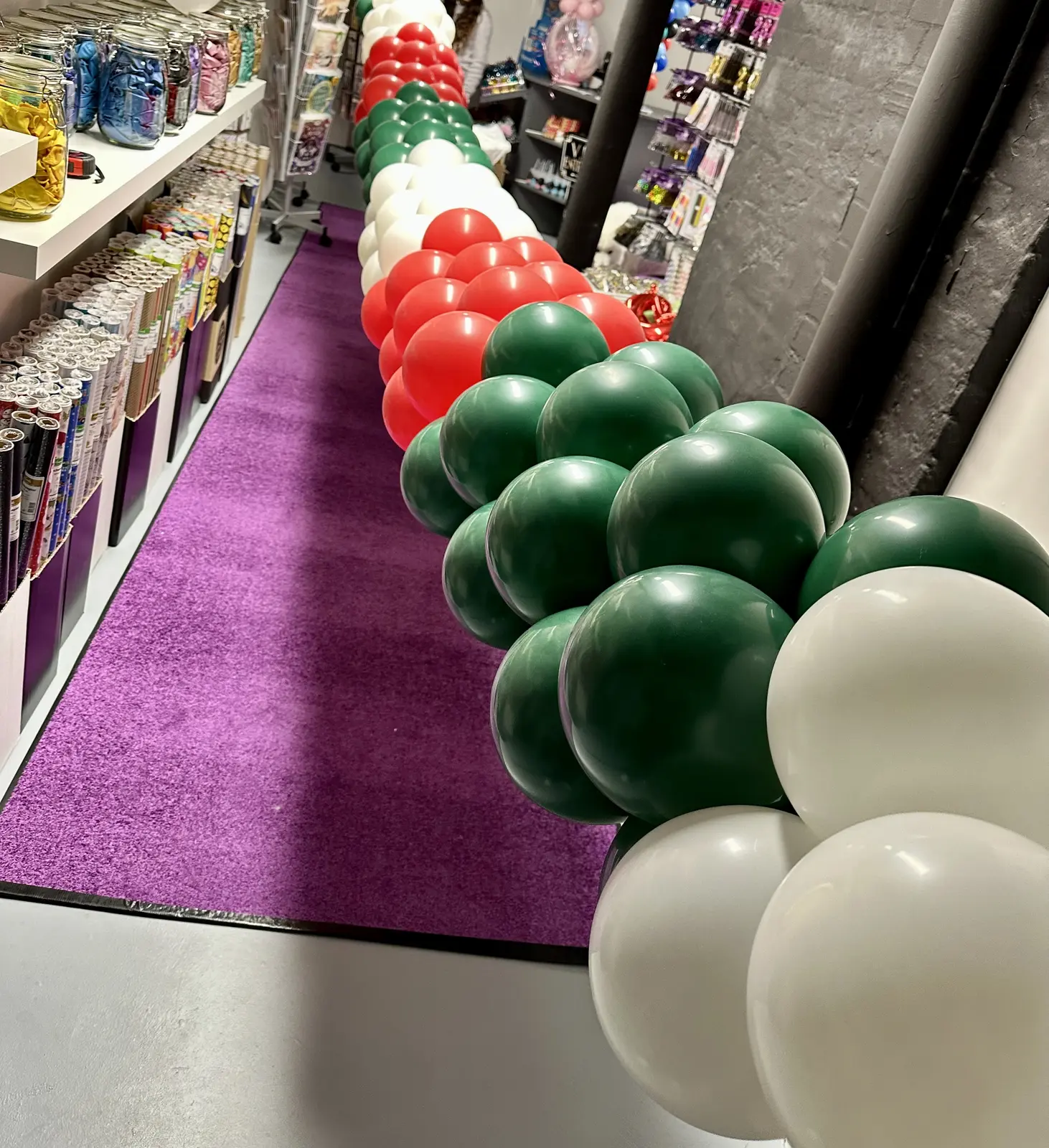 Individuell vorbereitete Ballongirlande
